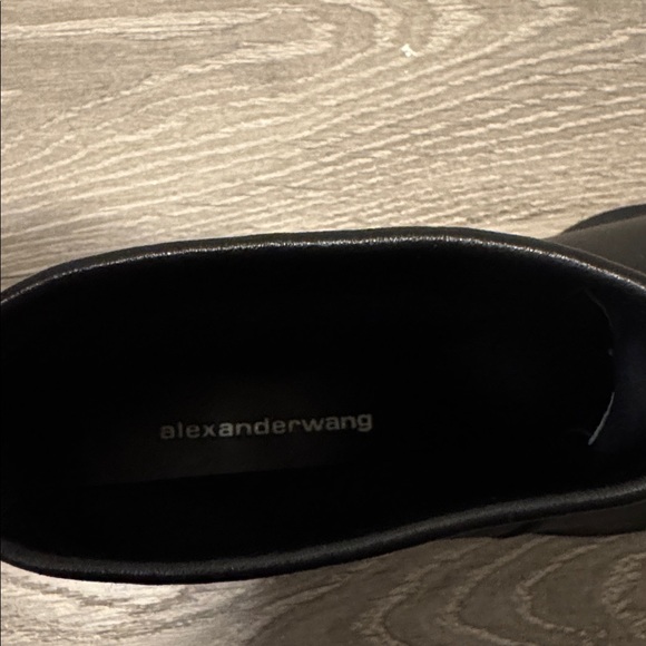 Alexander Wang Black Leather Ankle Boots (Size 38)